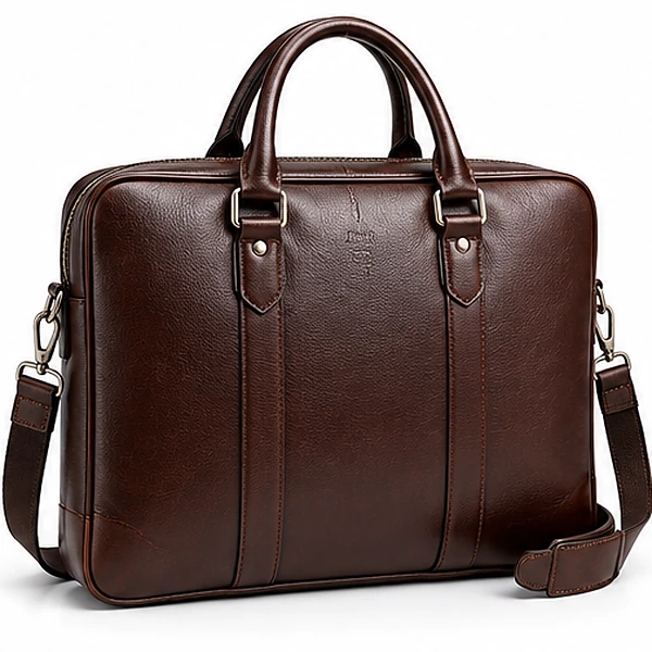 Valerio Italian Leather Briefcase